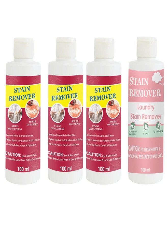 مجموعة مزيل البقع من توفوس، عبوة من 3 قطع باللون الأحمر ومزيل البقع الوردي | محلول تنظيف متعدد الأسطح للملابس والأقمشة والمفروشات (100 غرام لكل قطعة) - Image 1